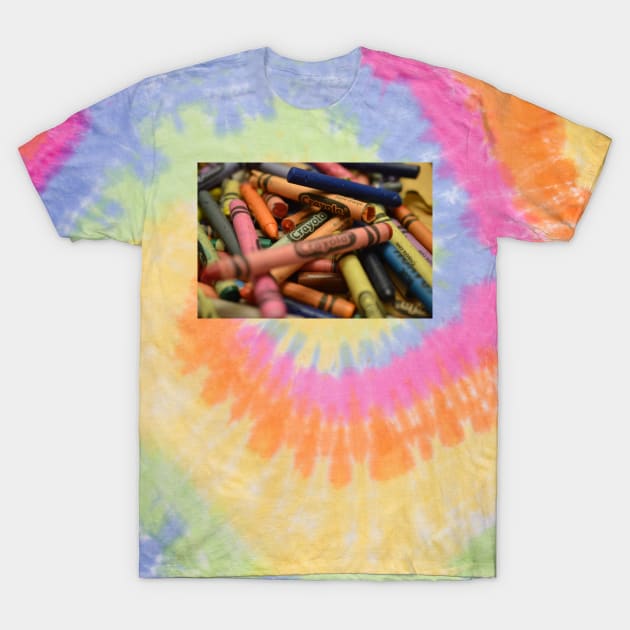 Crayons T-Shirt by Prints by Teacher Tawny